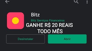 BITZ BRADESCO - GANHE R$ 20 REAIS TODO MÊS de CASHBACK