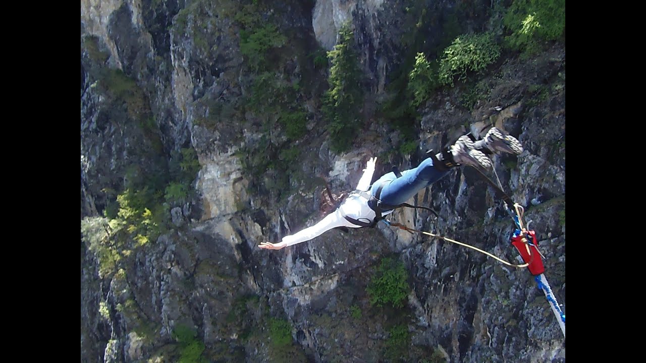 Bungee Jump Niouc Switzerland 2015 YouTube