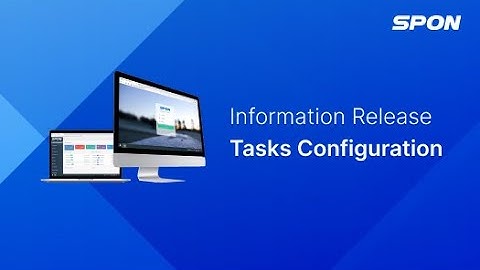 Chapter 4 - 04 Information Release Tasks Configuration #spon