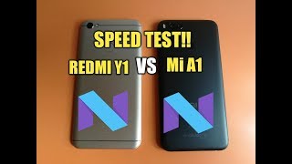 Mi A1 vs Y1 - SPEED TEST Comparison!!!