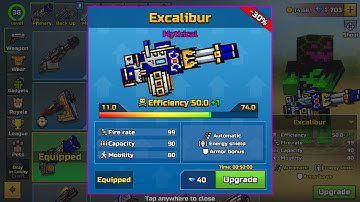 Pixel Gun 3D - Excalibur [Gameplay]