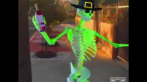 هيكل العظمي يرقص 