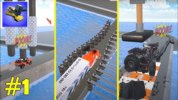 Crash Master Gameplay | NOOB vs PRO in Crash Master 3d | Game Crash Master 3d