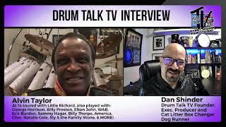 Alvin Taylor Interview January 15, 2023 on Drum Talk TV!