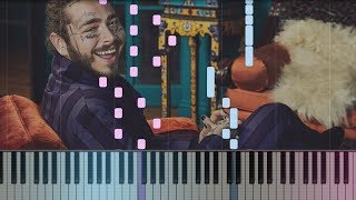 Post Malone ft. Young Thug - Goodbyes | How To Play Piano Tutorial + Sheets