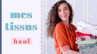 HAUL tissus - futurs projets couture 🧵