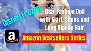 Disney Frozen Elsa Fashion Doll With Skirt Shoes and Long Blonde Hair