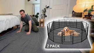 I Tried These 72x72 Washable Dog Pee Pads | Extra-Large Puppy Training Pad Review