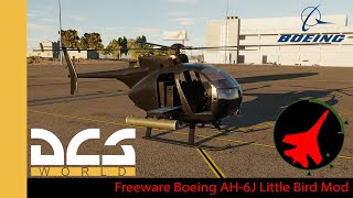 Freeware Boeing AH-6J Little Bird Mod by Nibbylot | DCS | DCS World | Digital Combat Simulator