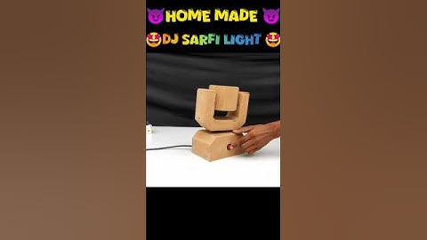 making a homemade DJ sarfi light #shorts #diy #technicalamitexperiment #experiment