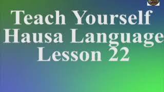 Lesson 22: Sentence Formation