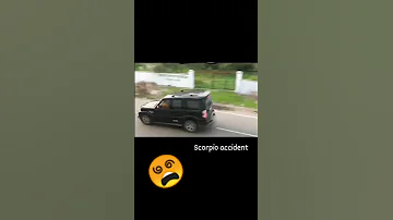 Mahindra scorpio accident Scorpio crash test , Scorpio accident