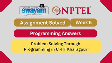 CODE | Problem Solving Through Programming In C Week 5 || NPTEL ANSWERS 2024 #nptel2024 | NPTEL 2024