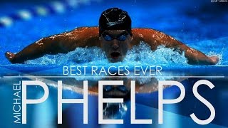 Michael Phelps BEST RACES EVER   MOTIVATION   TRAINING