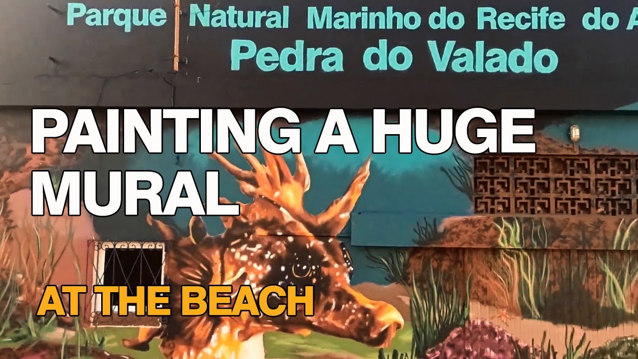 PINTURA DE MURAL NA PRAIA (Legendas em Inglês)