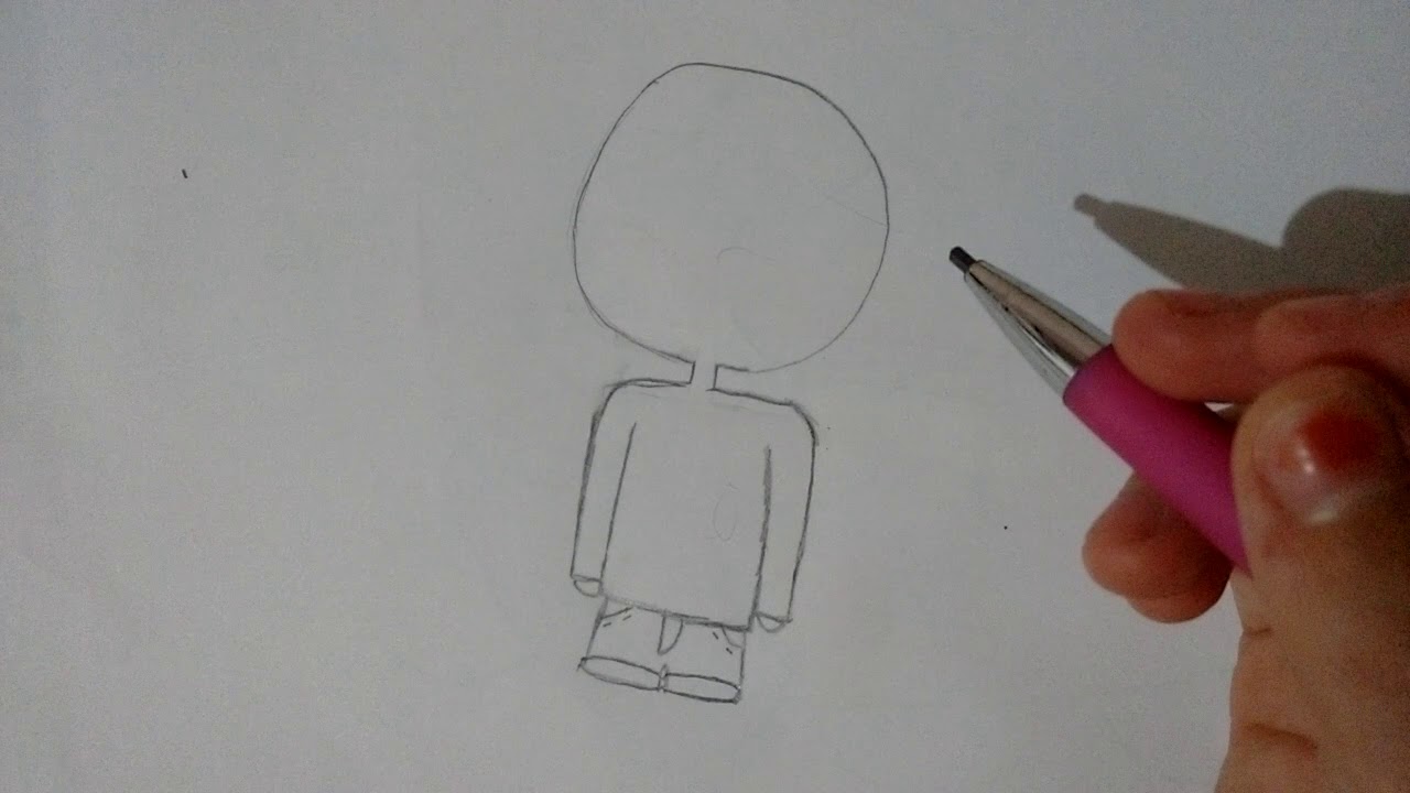Como desenhar uma bonequinha kawaii SUPER FÁCIL!! - YouTube