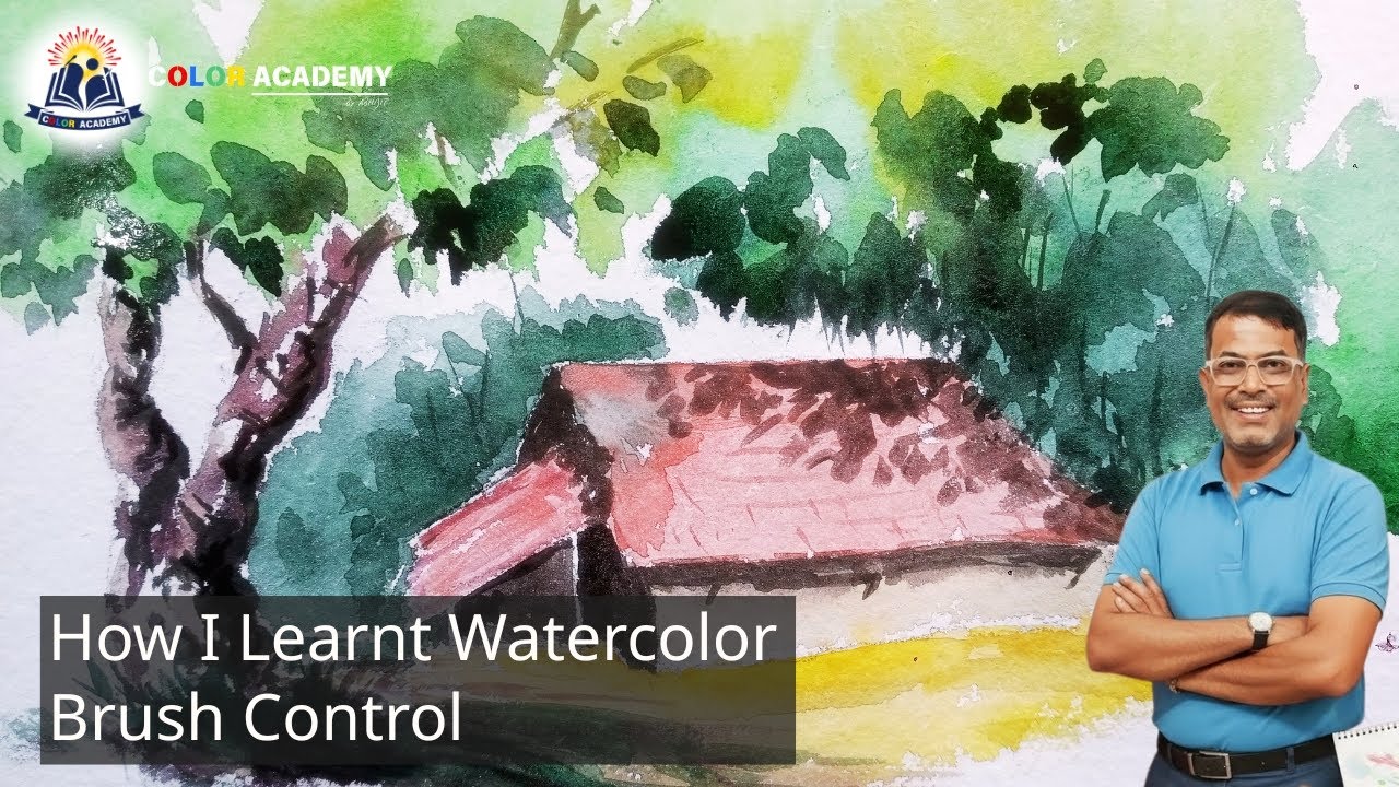 Master Watercolor Brush Control | Easy Tutorial for Beginners