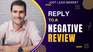How to reply a negative review? #negativereviews