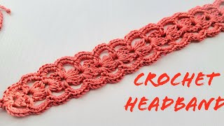 Easy Crochet headband PERFECT FOR BEGINNERS