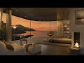 Cozy bedroom ambience with calm piano jazz music  jazz relaxing music for chill study and sleep