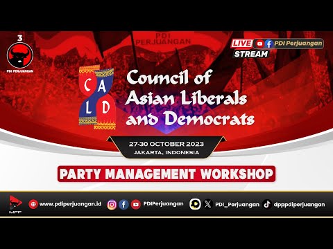 PDI Perjuangan Terima Delegasi The Council of Asian Liberals and Democrats di Sekolah Partai