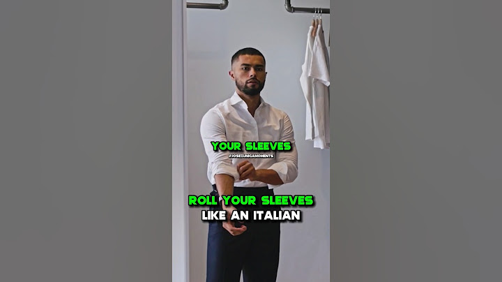 Jose Zuniga on How To Roll Your Sleeves Like an Italian