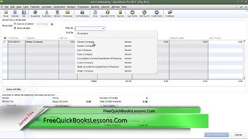 Receive Inventory From Vendor and Create A Bill - Free QuickBooks Tutorials