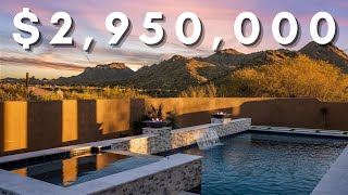 TOUR A $2.9M Scottsdale Arizona New Construction Home | Scottsdale Real Estate