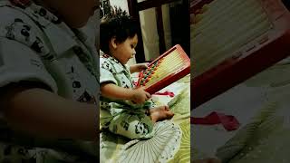 abacus slate how to use#11months old baby#game๐