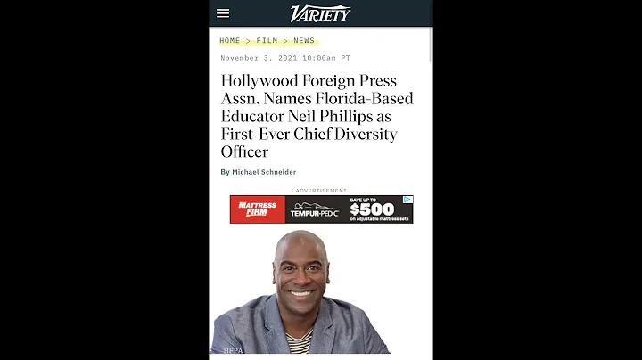 Neil Phillips, the first Chief Diversity Director ...