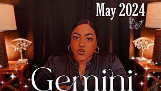 GEMINI - What YOU Need To Hear Right NOW! ☽ MONTHLY MAY 2024✵ Psychic Tarot Reading