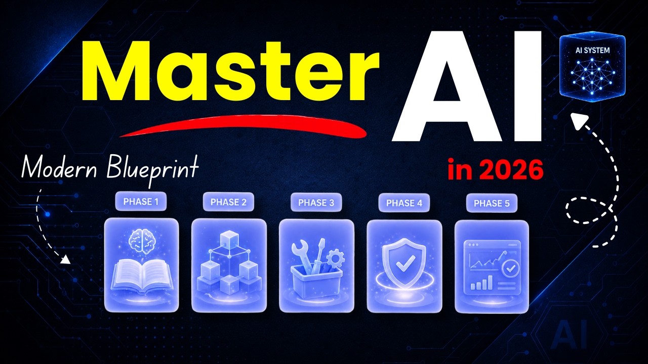 HOW TO Master AI in 2026 ? (A Real Structured 5 Phases Blueprint) - YouTube