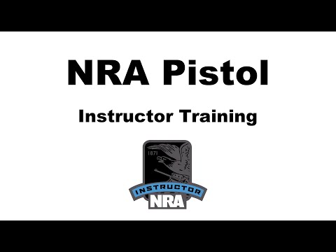 NRA Pistol Instructor Training Pre-Course Qualifications