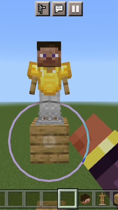 #minecraft статуя падает - YouTube