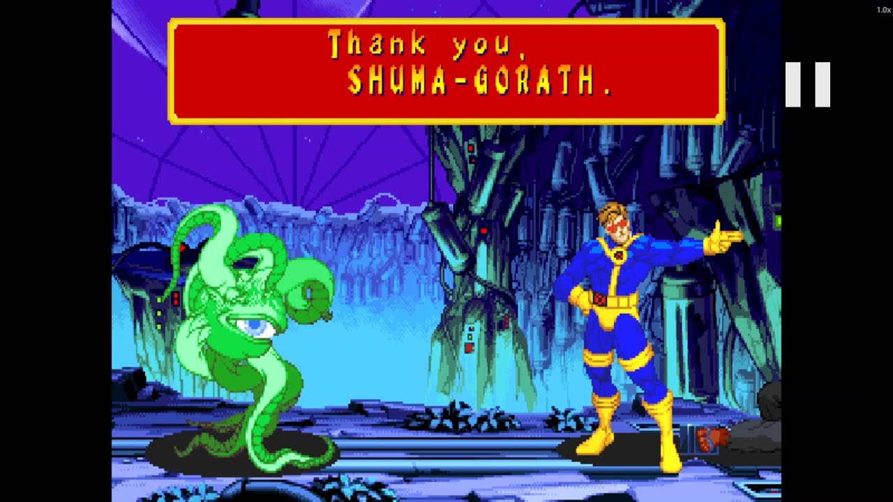 CYCLOPS & SHUMA-GORATH — Order and Chaos! | Marvel Super Heroes vs Street Fighter Retro Tag Team