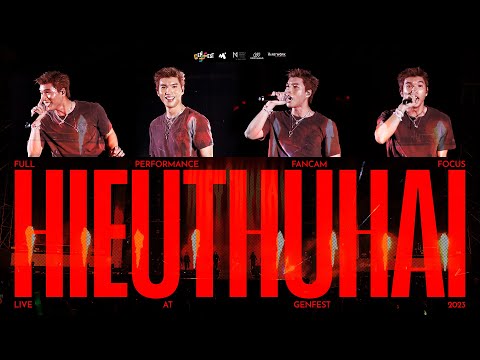 HIEUTHUHAI - Live at GENfest 23 | Full Set Fancam