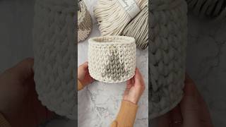Crochet Tree Basket #diycrochet #crochetbasket #crochetpattern