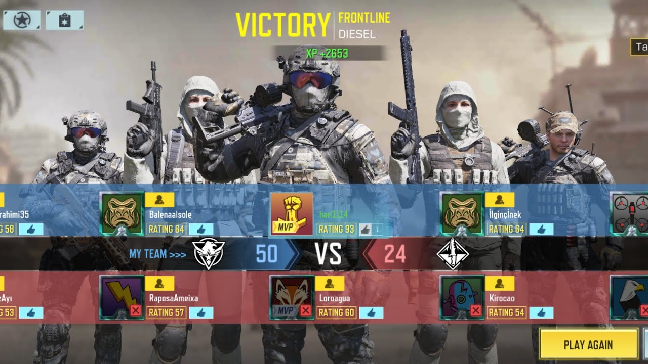 Frontline Map Cod Victory Frontline Diesel ⛽ Map 🗾 Good Match Call of Duty 🤩🔥 - YouTube