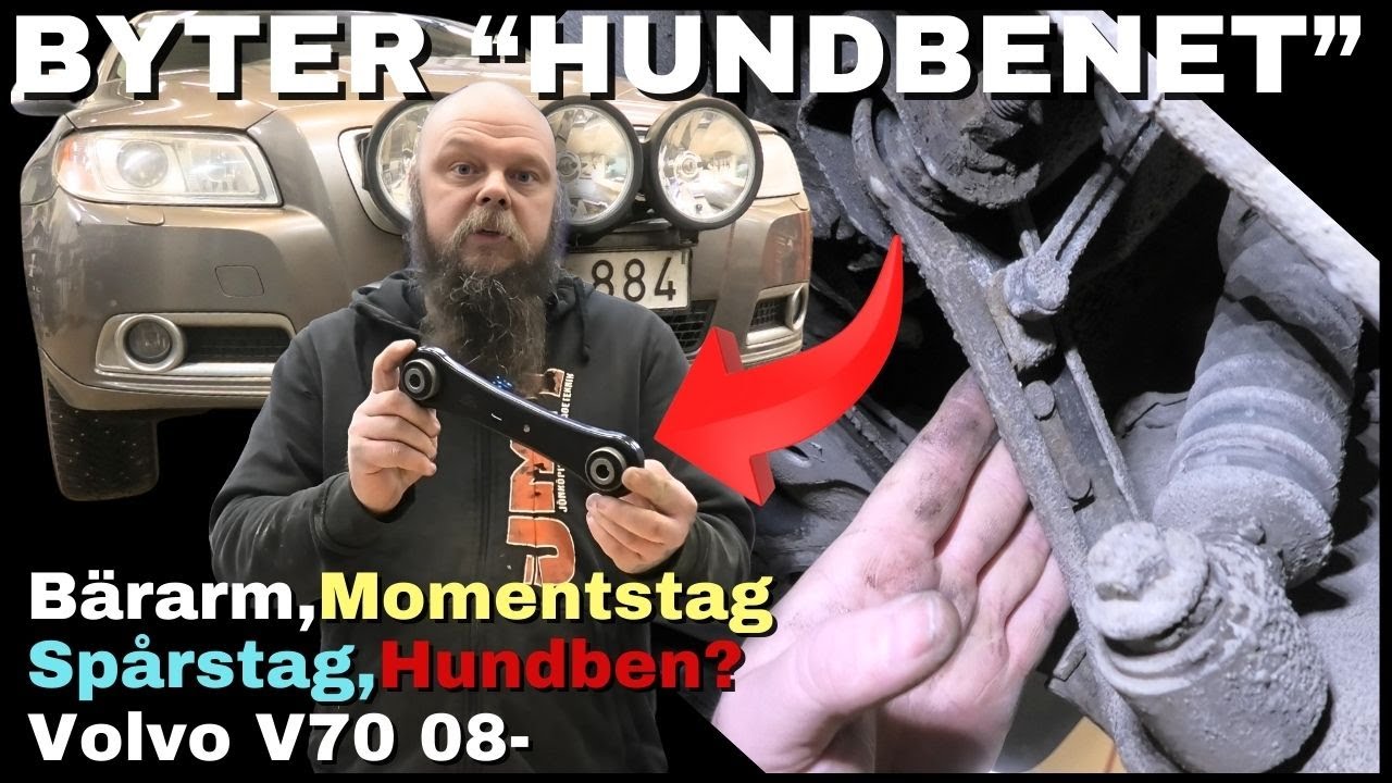 Byter bärarm bak på Volvo V70 08- mfl