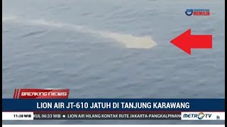 Pantauan Udara Lokasi Jatuhnya Pesawat Lion Air JT610