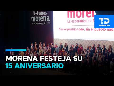Without its founding fathers, Morena celebrates its 15th anniversary at the National Auditorium