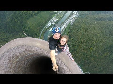 Climbing the tallest chimney in Europe