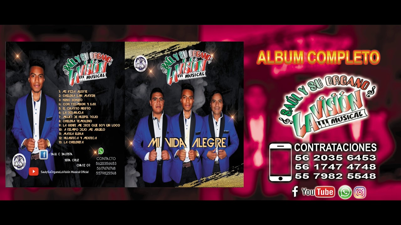 ¶Saul y Su Organo La Visión..¶ ⚠️Álbum Completo.⚠️
