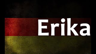 Video thumbnail of "German Song- Erika"