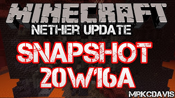 Bastion Remnants, Chains and More ∎ Minecraft Nether Update: Snapshot 20W16A