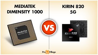 Hisilicon Kirin 820 vs Mediatek Dimensity 1000  | Which is better? | Dimensity 1000 vs Kirin 820