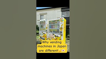 Why vending machines work so differently in Japan