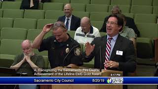 Sacramento City Council 5:00 PM - August 20, 2019