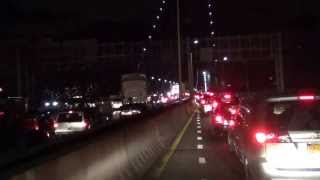 Traffic on the George Washington Bridge