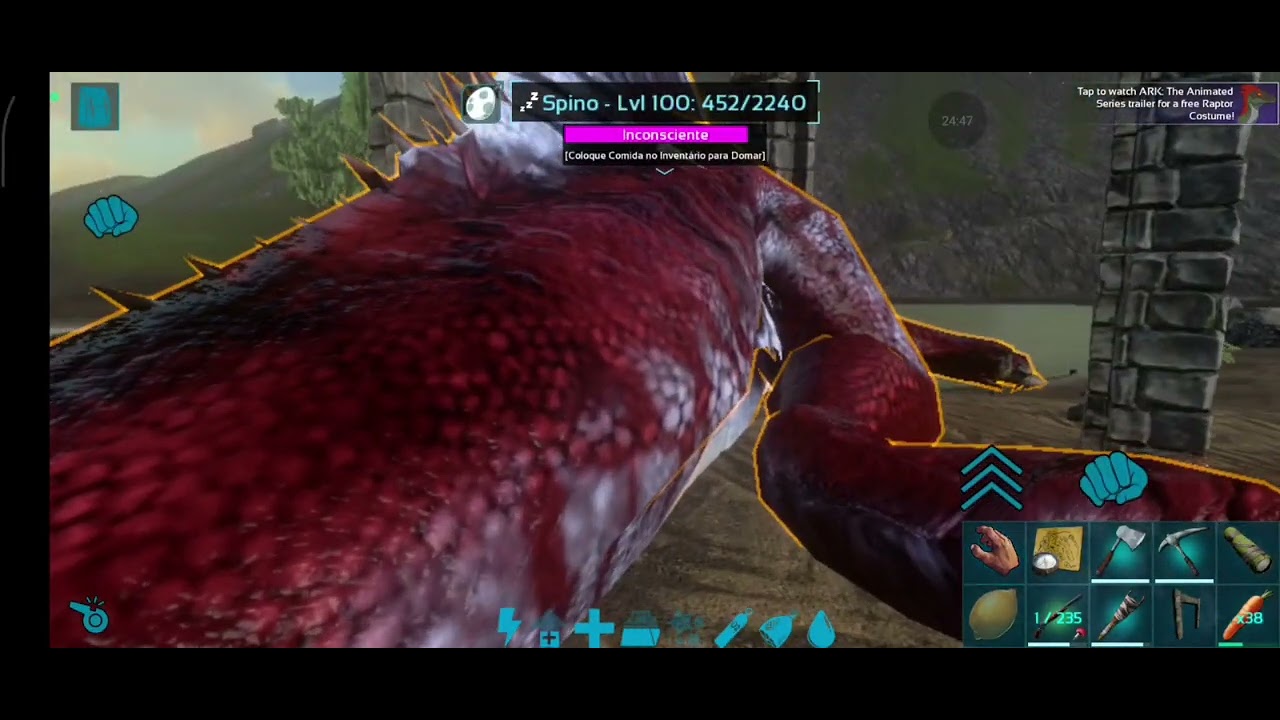 ARK Survival evolved Ep:32 nesse episódio nos domou um spino e no final aconteceu algo terrível...